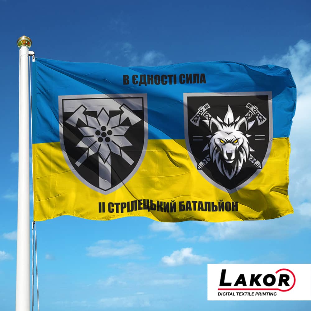 Прапор 128 ОГШБр 2 Стрілецький Батальйон