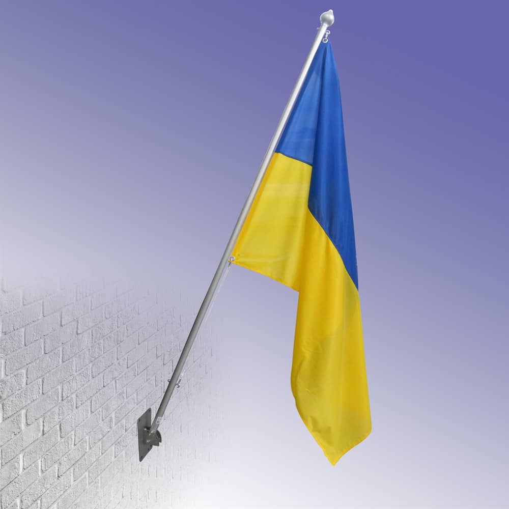 Фасадний флагшток однорожковий