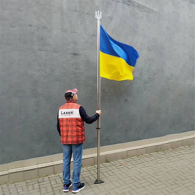 Флагштоки з нержавійки